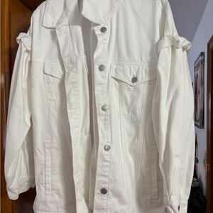 Avec Les Filles Ivory Jacket